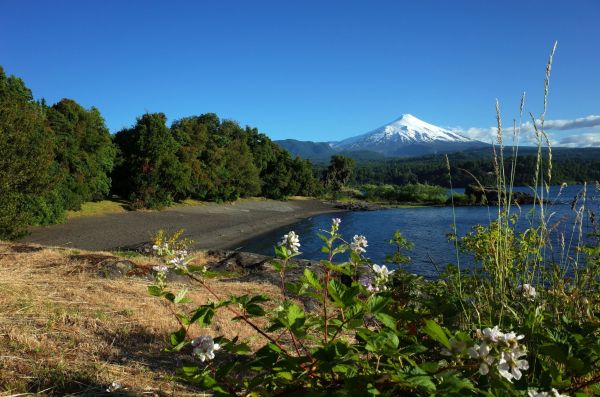 Villarrica-Vulkan-und-Villarrica-See