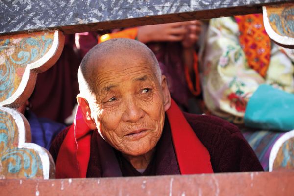 Bhutan-Alter-Mönch