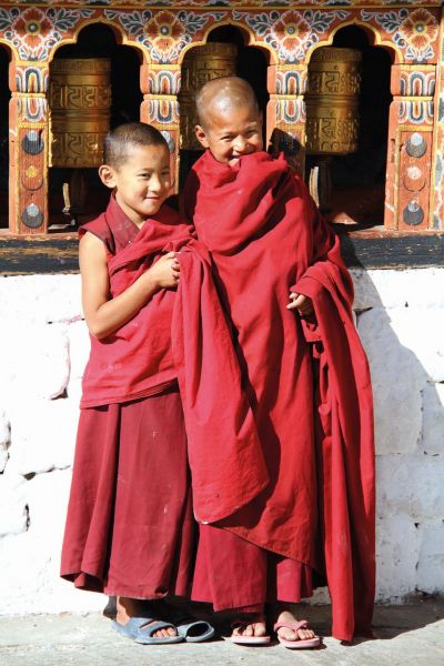 Bhutan-Junge-Mönche