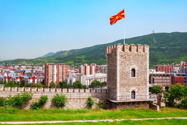 Mazedonien-Skopje-Festung