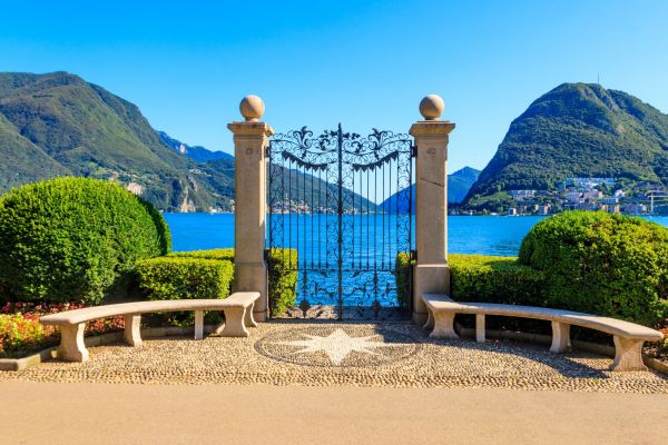 Lugano-Parco-Ciani-Eisernes-Tor