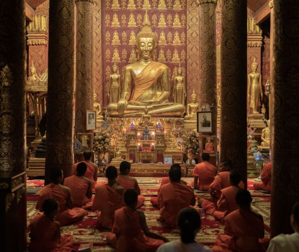 Laos_Luang_Prabang_Mönche