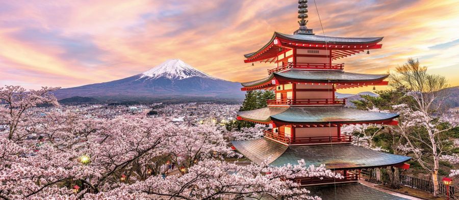 Fujiyoshida-Chureito-Pagode